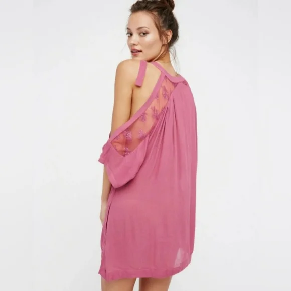 ◇ Free People Beachy and Peachy Mini Dress / Tunic Top - Picture 3 of 9